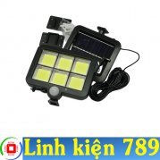 Đèn LED năng lượng mặt trời 6 khoang 120 LED COB